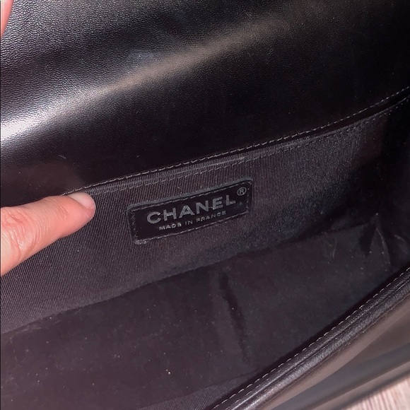 Chanel flapbag chevron black - Picture 7 of 7